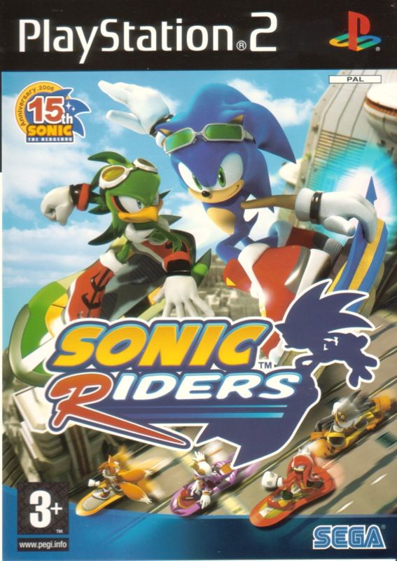 Sonic Riders [Greatest Hits] box art for Playstation 2